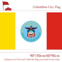 columbus city flag the capital of us ohio state 90150cm 6090cm flag 3x5ft custom high quality polyester