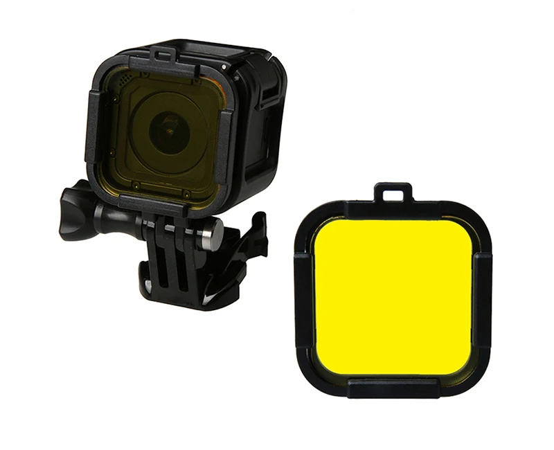 Фильтр для подводного плавания для GoPro Hero 4 session 5 session Dive Фильтр Крышка объектива Защитная крышка для Go Pro 4 5 Session Acessory