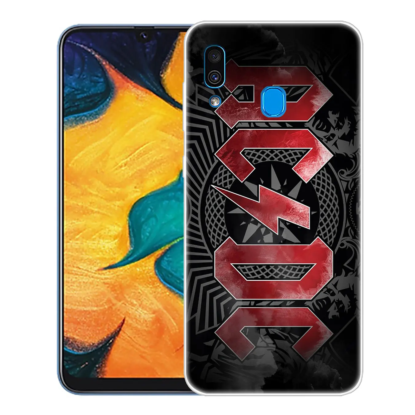 Lavaza ac dc плакат ACDC Малкольм молодой жесткий чехол для телефона для samsung Galaxy A10 A20 A30 A40 A50 A60 A70 M40 M30 M20 M10 A20e крышка - Цвет: 3