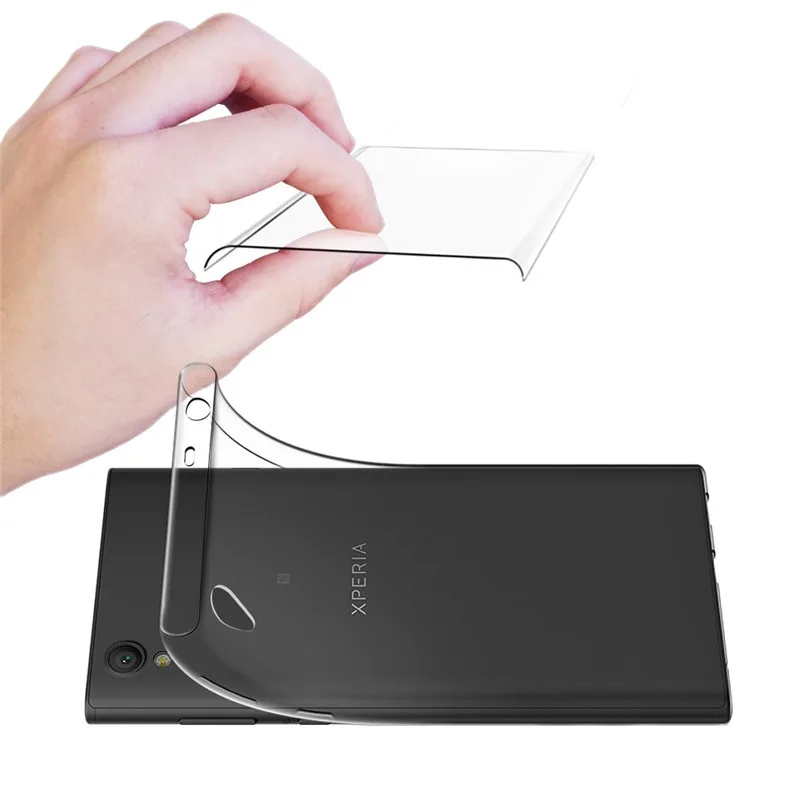 Ультратонкий Прозрачный чехол для Sony Xperia L1 G3311 G3313 Dual Sim G3312 5 дюймов силиконовый