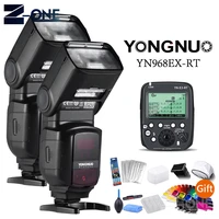 yongnuo 2yn968ex rt led wireless flash speedlite master ttl hss yn e3 rt flash speedlite transmitter for canon digital camera