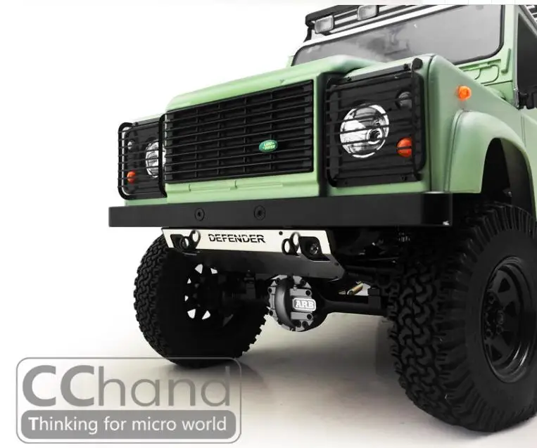 CChand RC4WD D90 D110 металлическая передняя защита шасси и светодиод 5 мм|Детали