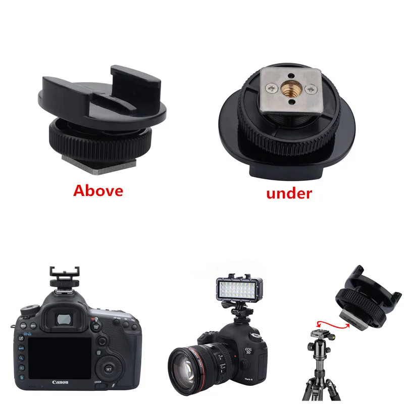 Suptig для Gopro аксессуары адаптер крепление Штатив Hero7 6 5 4 XiaomiYI 4k камера Canon Nikon Sony DSLR