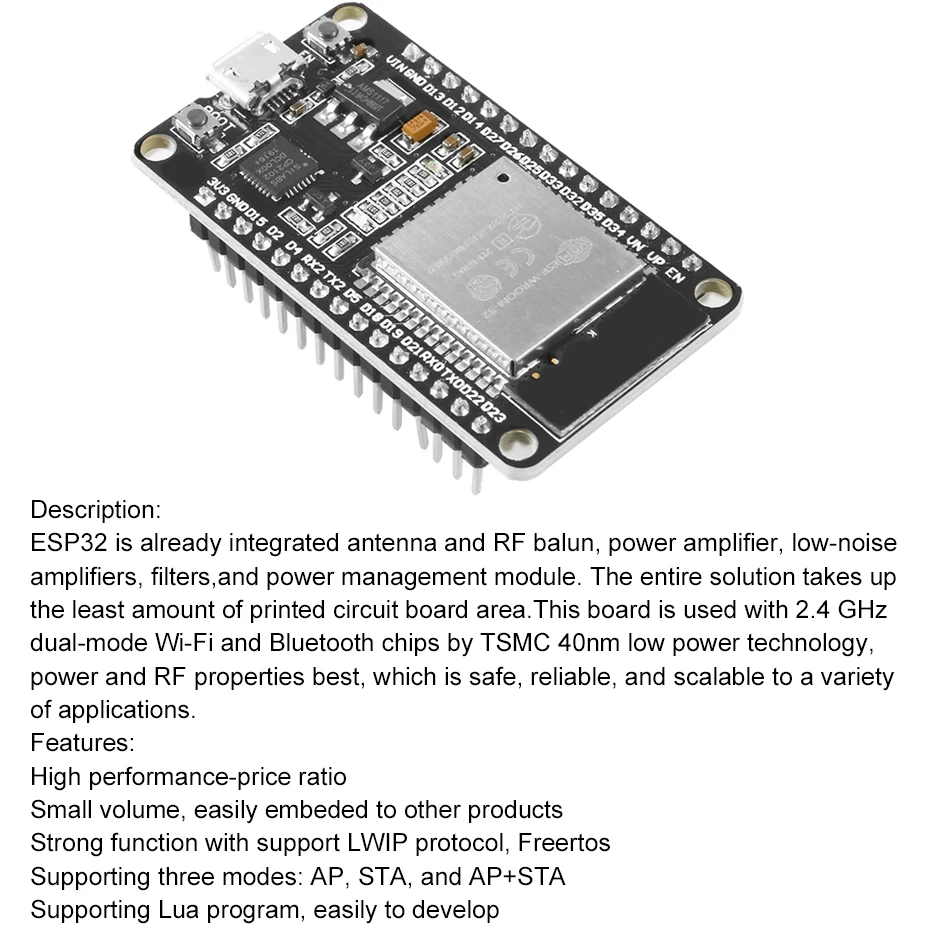 Беспроводной модуль Nodemcu V3 V2 Esp32 D1mini Lua Wifi макетная плата Esp8266 с антенной Pcb и Usb