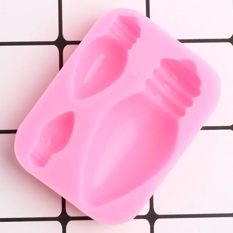 Светильник, лампы, Фондант, формы, мыло, глина, силиконовые формы, кекс, Топпер, инструменты для украшения Рождественского торта, конфеты, форма для шоколадной мастики