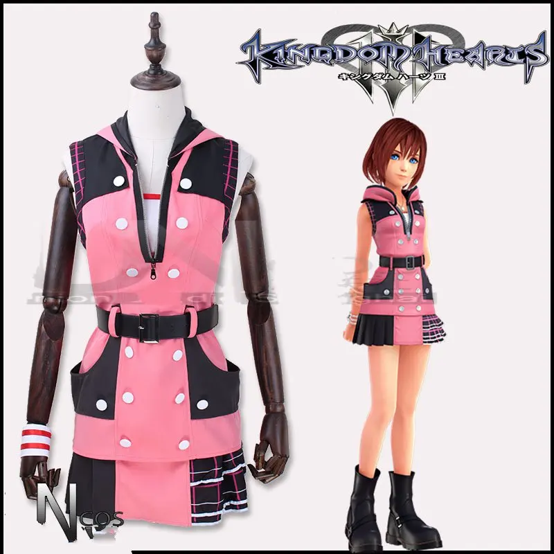 Костюм для косплея Kingdom Hearts III Kairi костюм женщин на Хэллоуин карнавал взрослых| |