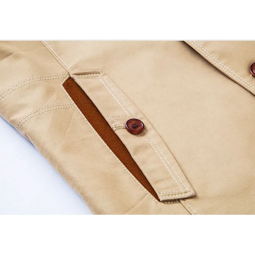 

Plus size M - 5XL short stand collar tench coat men thin causal jacket 2019 new spring autumn