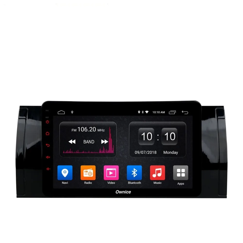 Автомобильный DVD-плеер 1024*600 Android 8. 1 четырехъядерный процессор 2 Гб ОЗУ для BMW 5 Series