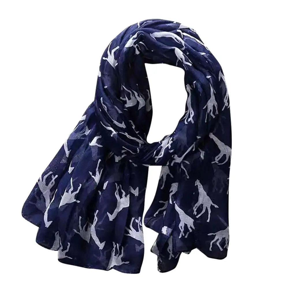 

2019 Hot Women Cute Giraffe Animal Print Scarf Scarves Long Neck Sunscreen Shawl