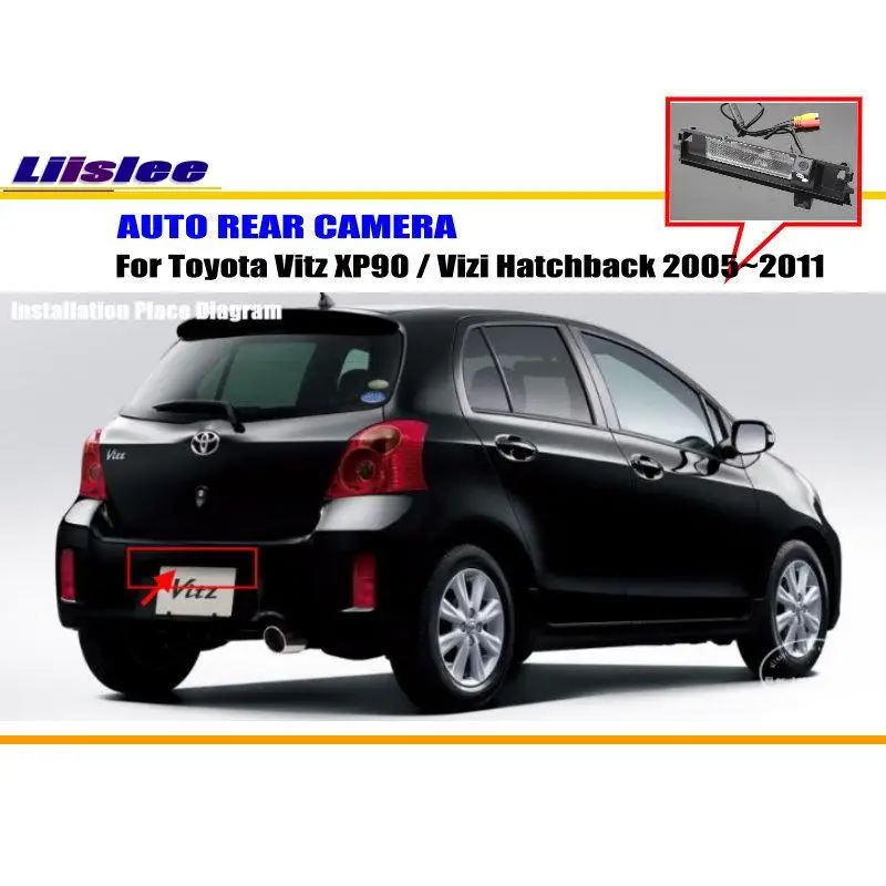 

Car Rear View Camera For Toyota Vitz XP90 / Vizi Hatchback 2005-2011Car Reverse Backup Camera Auto Accessories