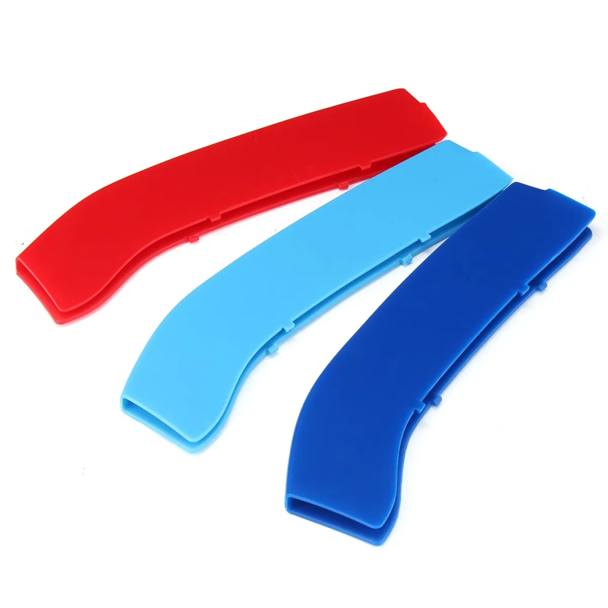 Трехцветная Передняя 8 направляющая решетка радиатора декоративная накладка ABS