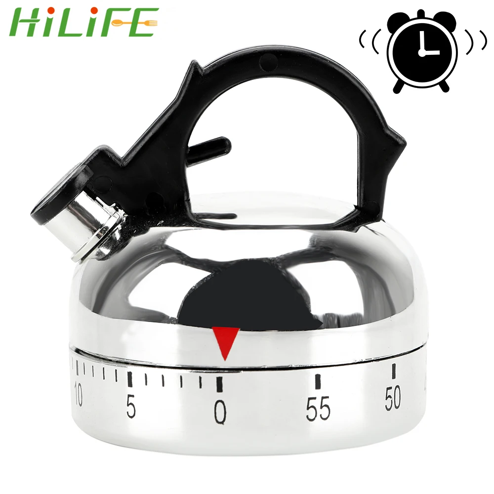 Кухонный таймер HILIFE 60 минут форма чайника гаджеты механический обратного