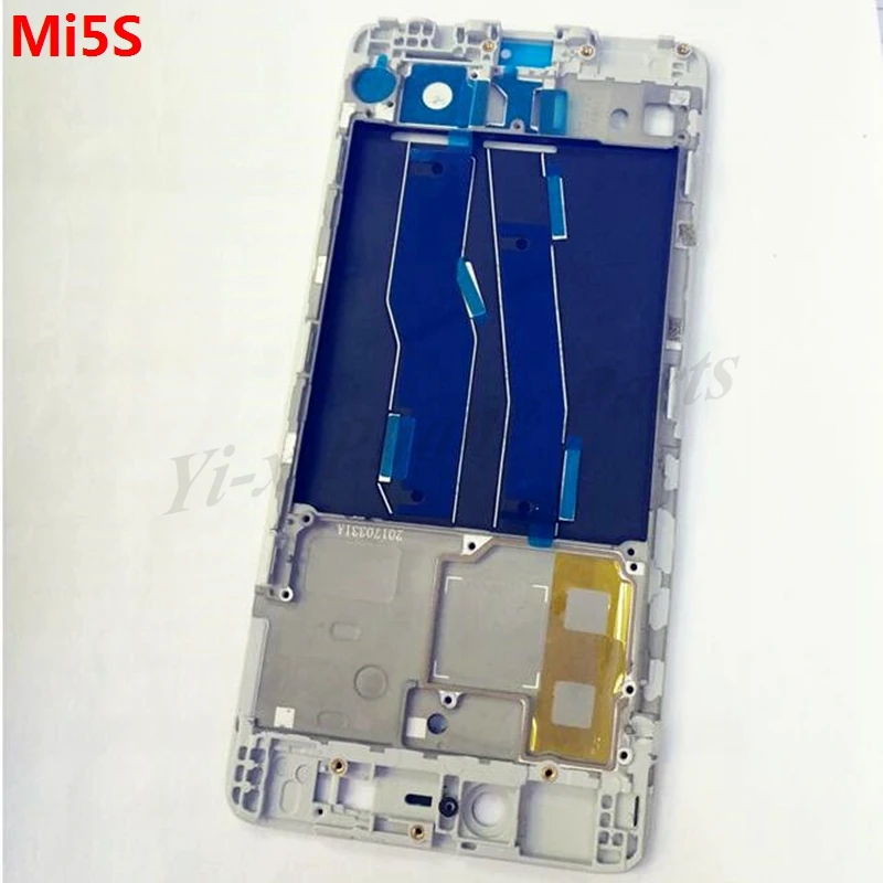 

1 шт. средняя рамка Корпус для Xiaomi mi5s m5s mi 5S ЖК-экран держатель средняя рамка запасные части с белым/черным