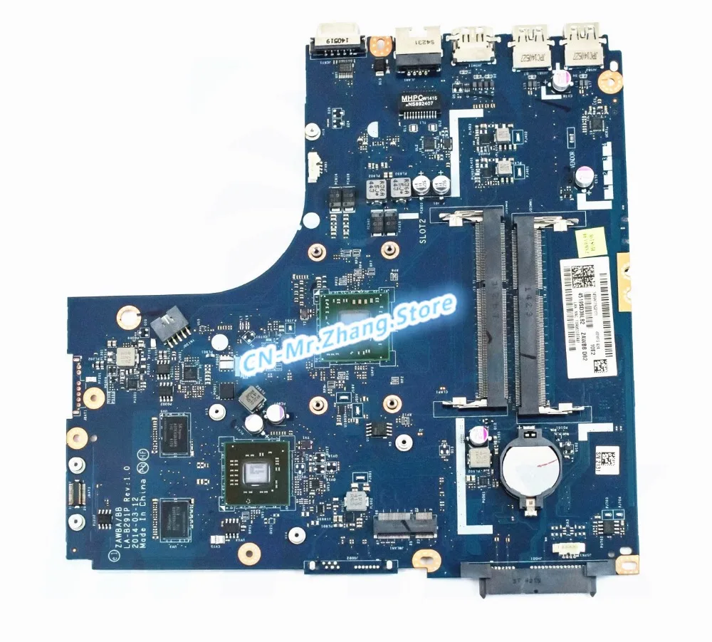 SHELI для Lenovo B50-45 Материнская плата ноутбука w/для E1-6010 CPU ZAWBA/BB LA-B291P DDR3 | Компьютеры и