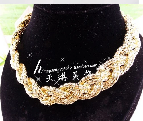 2014 Новый Горячий Волшебный выбор Застежка золото цвет коренастый Ожерелье для