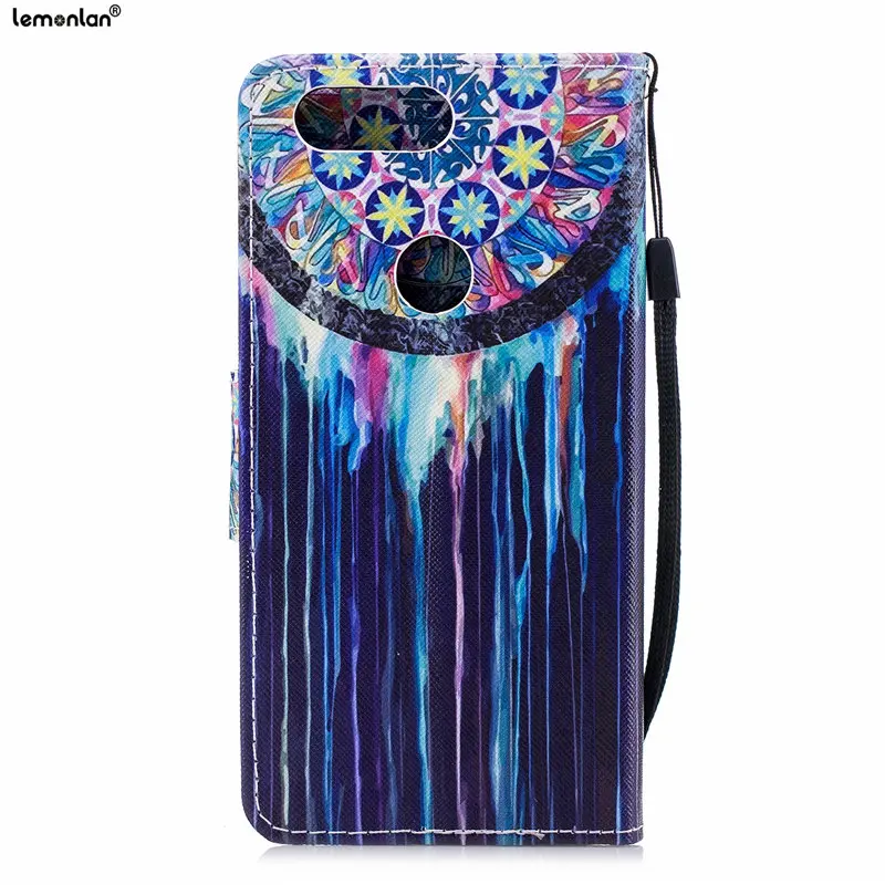 Lemonlan для Fundas OnePlus 5t чехол Модный окрашенный кожаный бумажник флип телефона