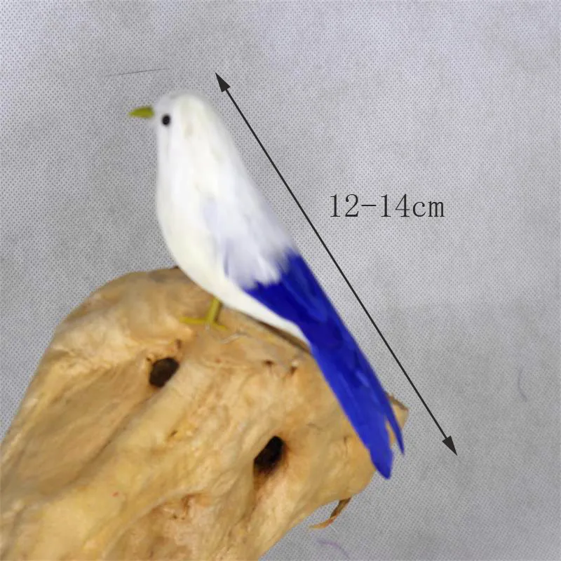 Расправленные крылья Искусственные Птицы красочные перья птицы украшения