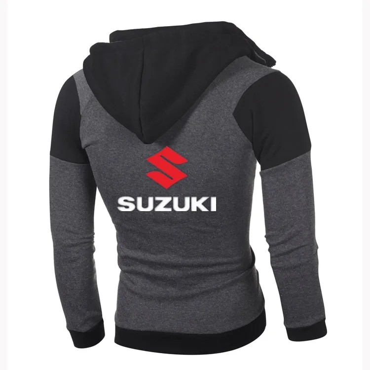 Весна Осень Suzuki Спортивная Толстовка Уличная Повседневная Harajuku толстовки куртка