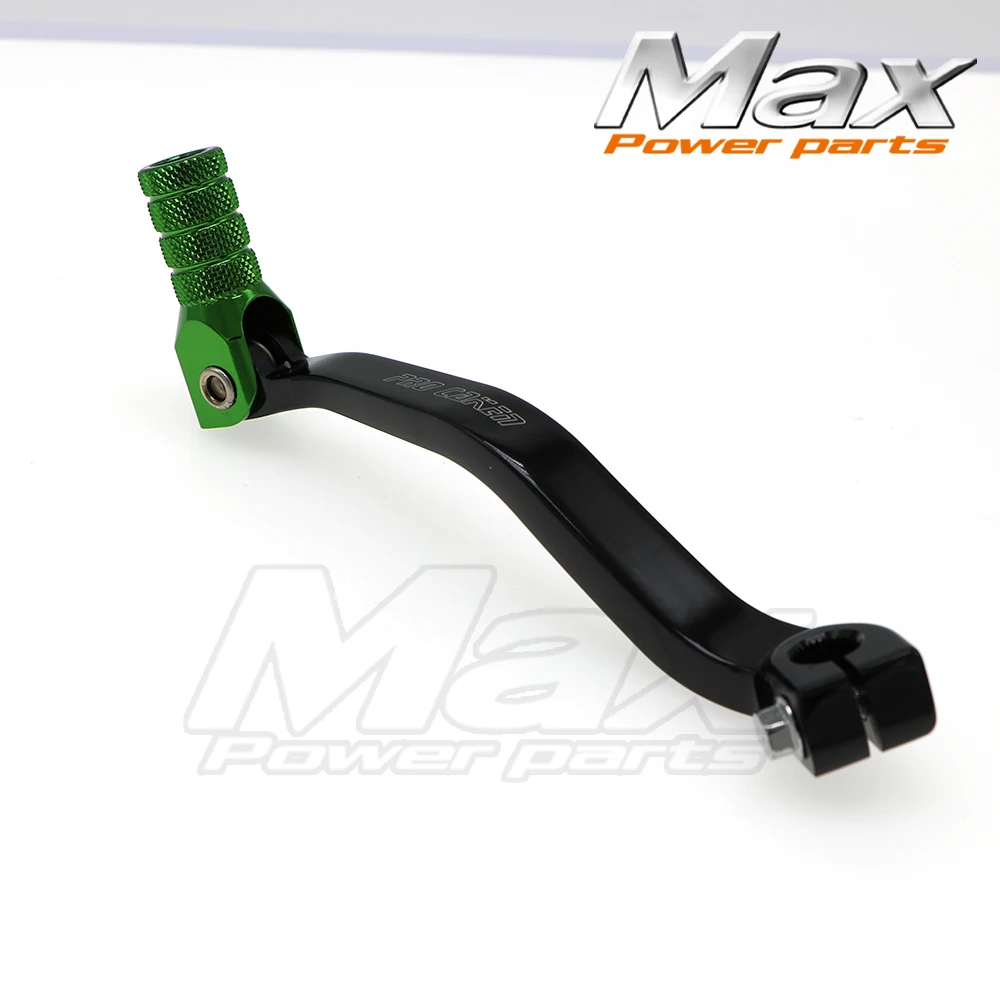 Зелёный переключатель передач с ЧПУ для мотоцикла KX250F 2009 2010 2011 2012 2013 2014 2015