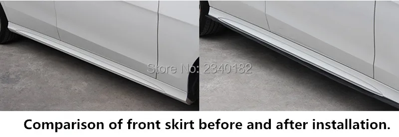 

Car Bumper Protectoer Front Lip Rubber Exterior Strip Side Skirts for Peugeot 307 308 207 3008 2008 407 508 206 208 accessories
