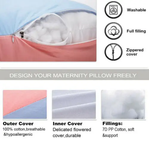 U образная подушка большого размера США чехол для ухода за ребенком при