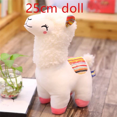 C doll Новая светящаяся плюшевая игрушка Альпака ламы, плюшевая игрушка, светодиодная Радужная альпака, светящаяся игрушка Alpacasso для детей, подарки на день рождения - Цвет: C doll