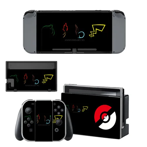 YSNS1289 Pokemon GO наклейка для кожи vinilo для nintendo Switch наклейка s skins для пульта nintendo Switch NS и контроллеров Joy-Con - Цвет: YSNS1289
