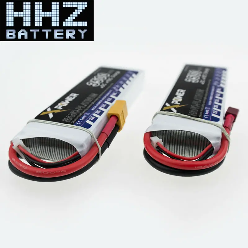 2 шт. Lipo11.1V 3S 30C Max 35C 3500mah EC5 XT60 T вилка Xpower батарея для грузовика автомобиля лодка RC