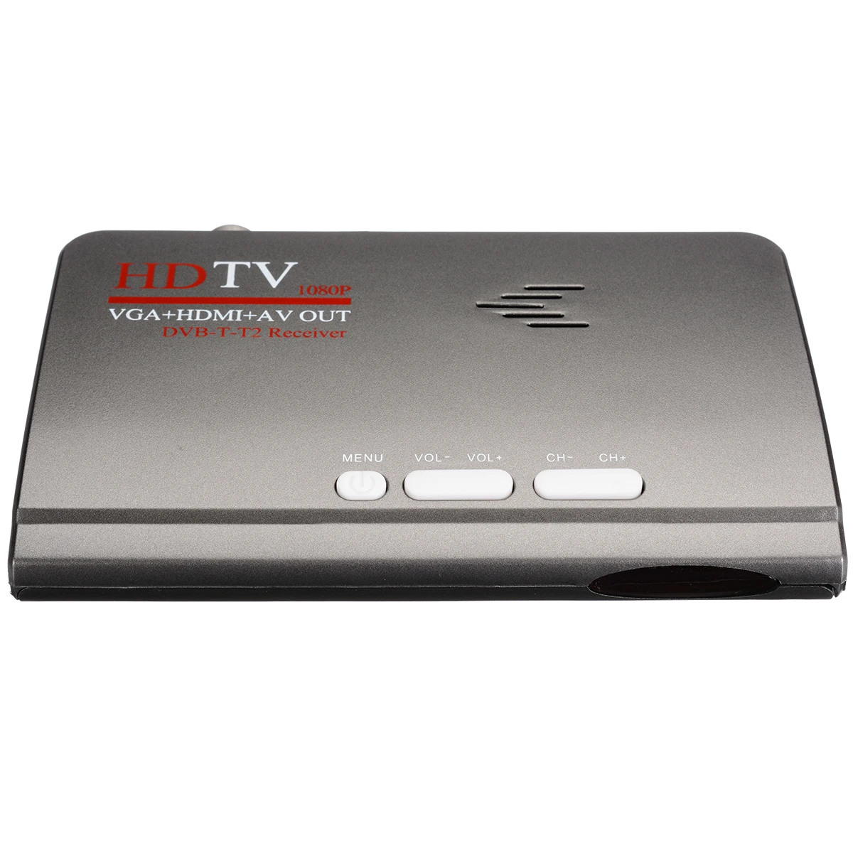 MAYITR 1 шт DVB-T2 цифровой приемник Черный HD 1080 P с VGA версия DVB-T/T2 ТВ коробка AV CVBS приемник дистанционного Управление с Зарядное устройство