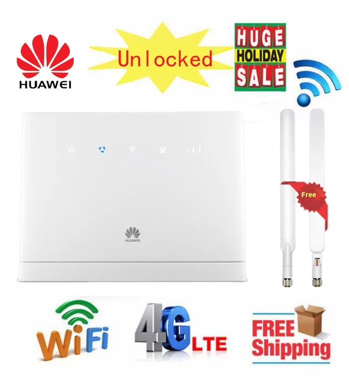 Разблокированный Huawei B315 B315s 22 с антенной 150 Мбит 4 аппарат не привязан к оператору