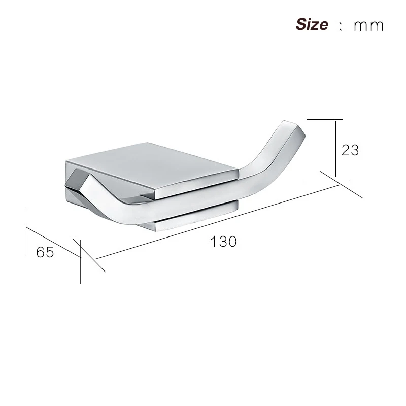 1 шт. Роскошные крючки для полотенец из нержавеющей стали SUS 304 настенное