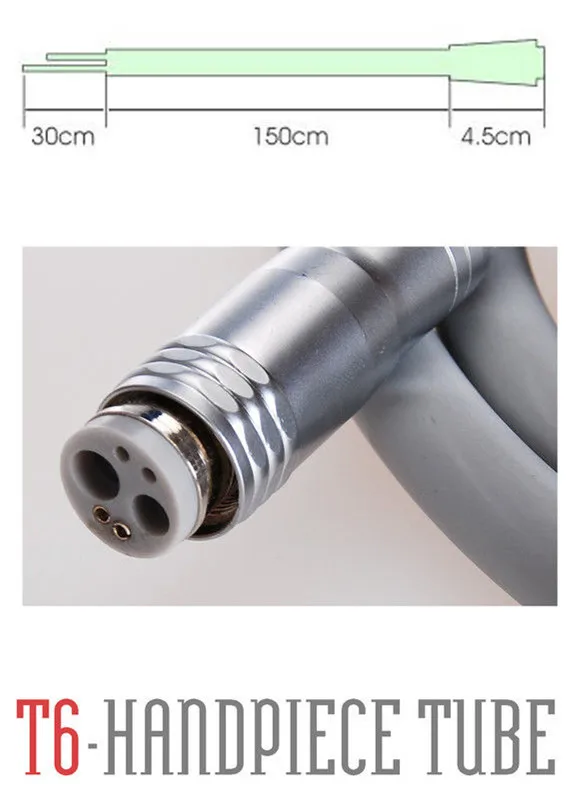 6 отверстий силиконовый трубный шланг для стоматологических высокоскоростных