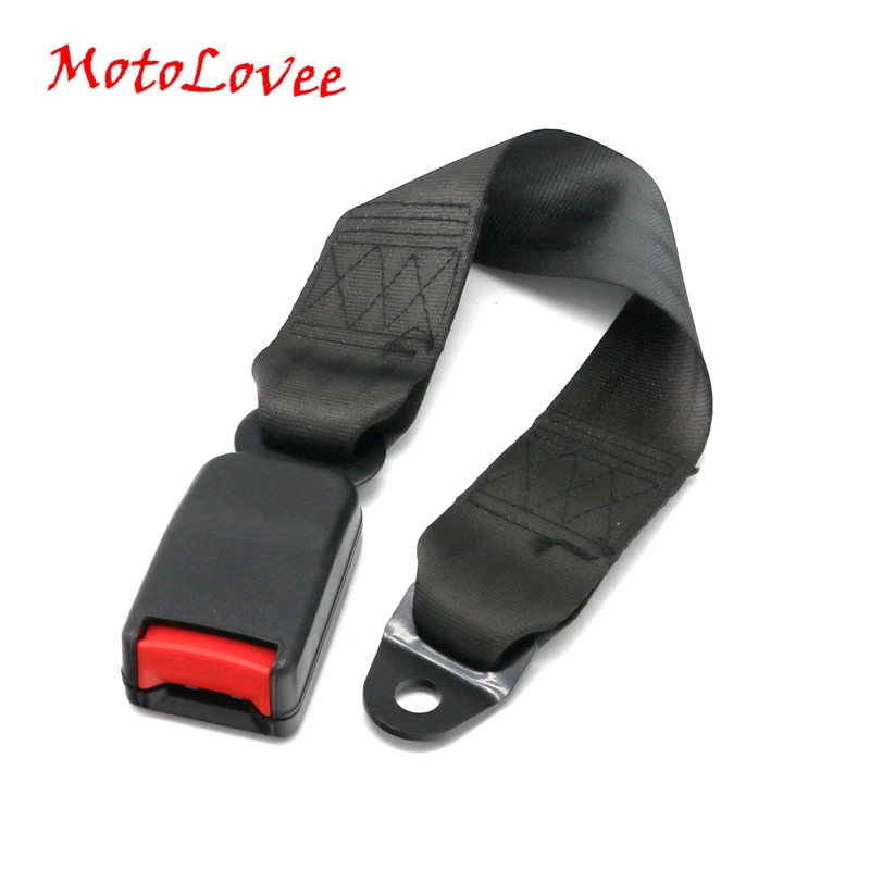 MotoLovee-cinturón de seguridad Universal para coche, extensor de correas, hebilla de extensión automática, extensor de cinturones de seguridad