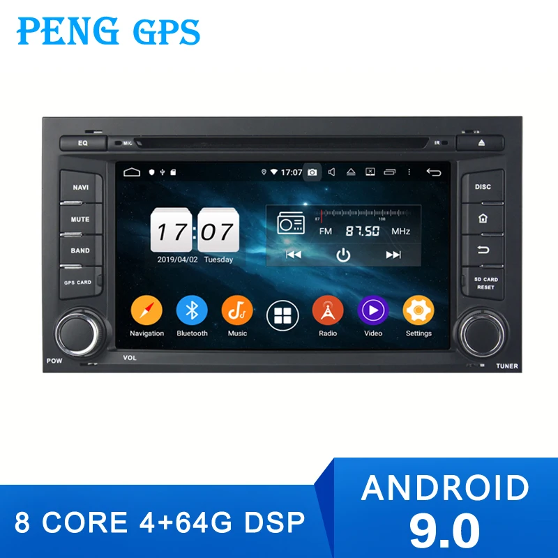 7 &quotAndroid 9 0 автомобильный DVD плеер GPS радио для Seat Leon 2012 2017 навигация Мультимедиа
