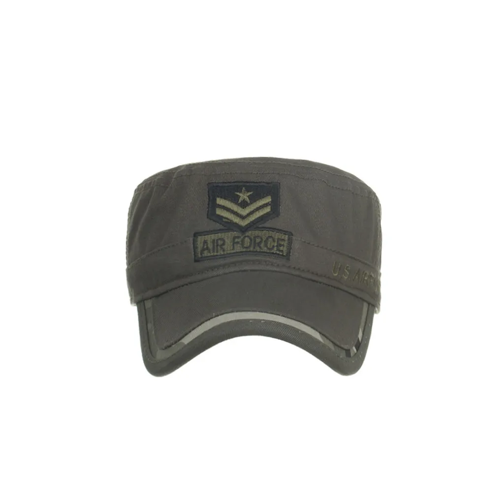 Бейсболка Мужская gorra hombre бейсболка женская шляпа летняя хлопковая Военная Кепка s Cadet уникальный дизайн винтажная плоская кепка 4