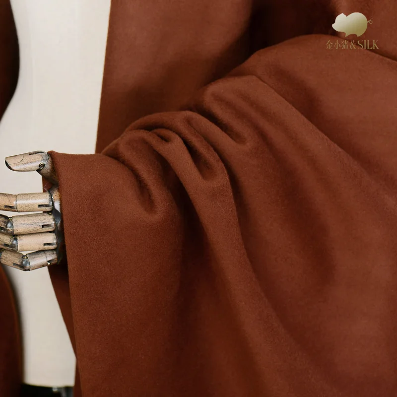 

Upgraded double-sided thick cashmere fabric high-end guest for wool fabric autumn winter coat cashmere wool fabric wool cloth