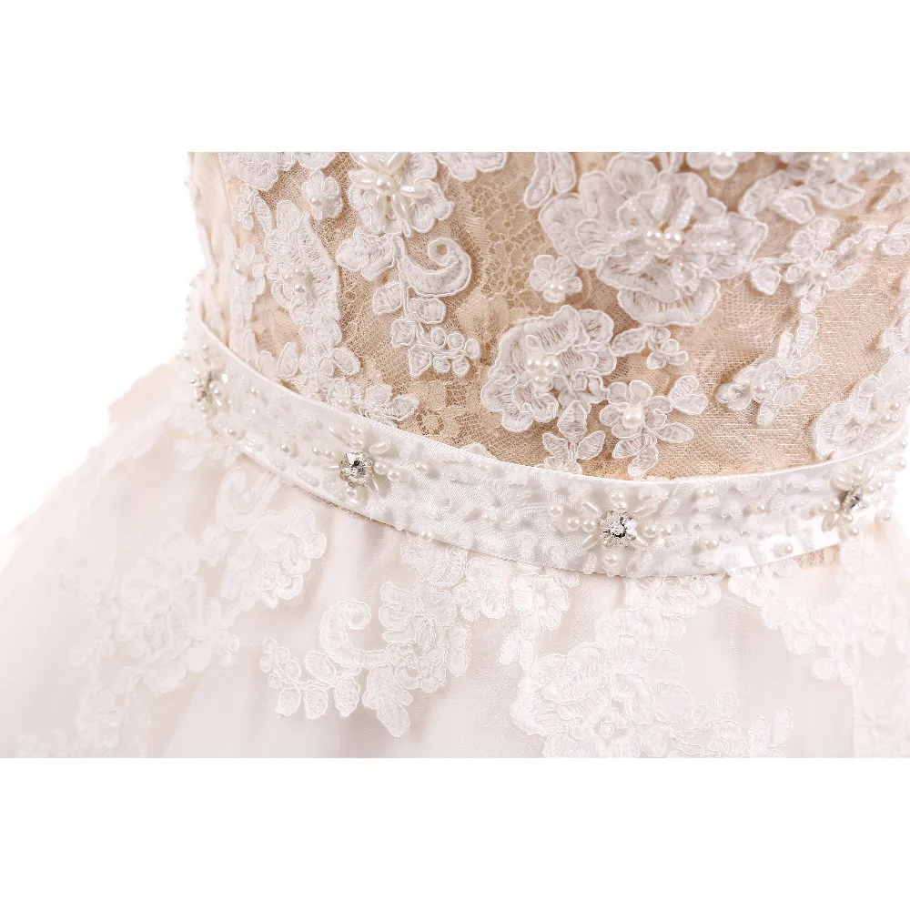 Любовник Поцелуй свадебное платье новый 2021 бальное без рукавов с кружевной