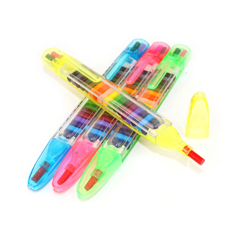 2 шт./лот разноцветная Нетоксичная моющаяся безопасная детская карандашная