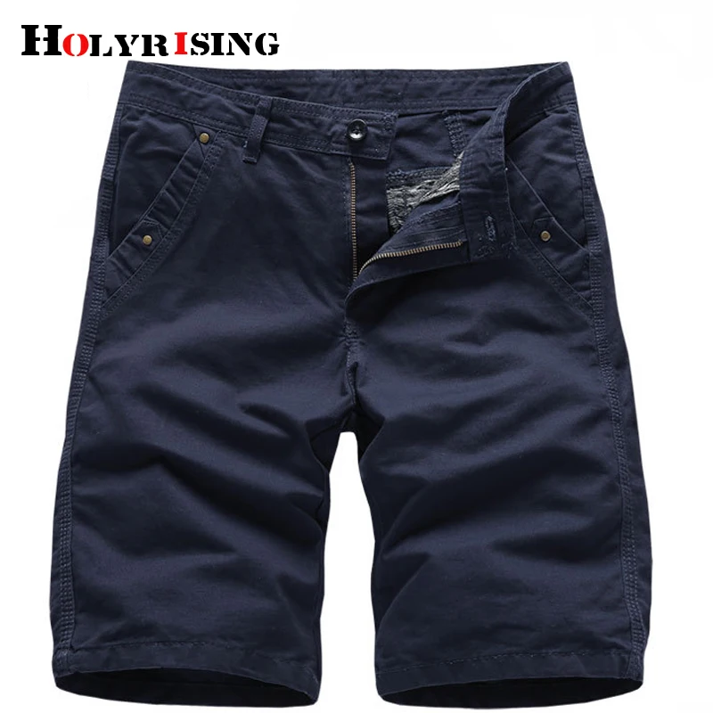 Holyrising Camo короткие брюки летние повседневные мужские шорты карго прямые