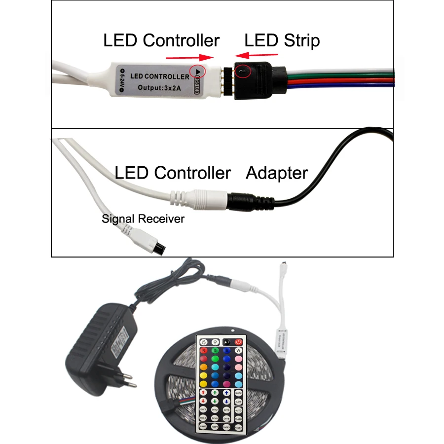Светодиодная лента 5 светодио дный м 10 30 led s дный/m светодиодная Диодная 5050 RGB с
