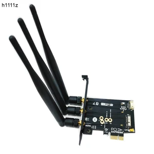 Антенны 802,11 + Bluetooth 4,0 Broadcom BCM943602CS BCM94360CS2 беспроводная Wi-Fi карта Mini PCI-E к PCI-E 1X адаптер ПК Wi-Fi адаптер