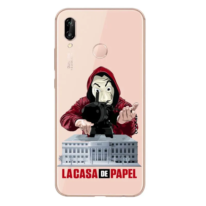 La casa de papel Tokio испанский ТВ Ясно Мягкие силиконовые ТПУ чехол для телефона для huawei P8L P20L P20LITE P30 Коврики 8 9 10 Коврики 20Por RS