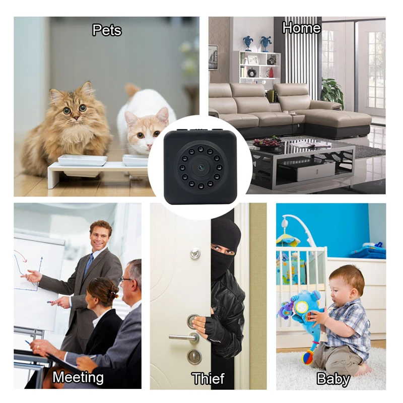 WI FI Micro Камера HD 1080 P Ночное видение и движения Сенсор безопасности дома видео мини