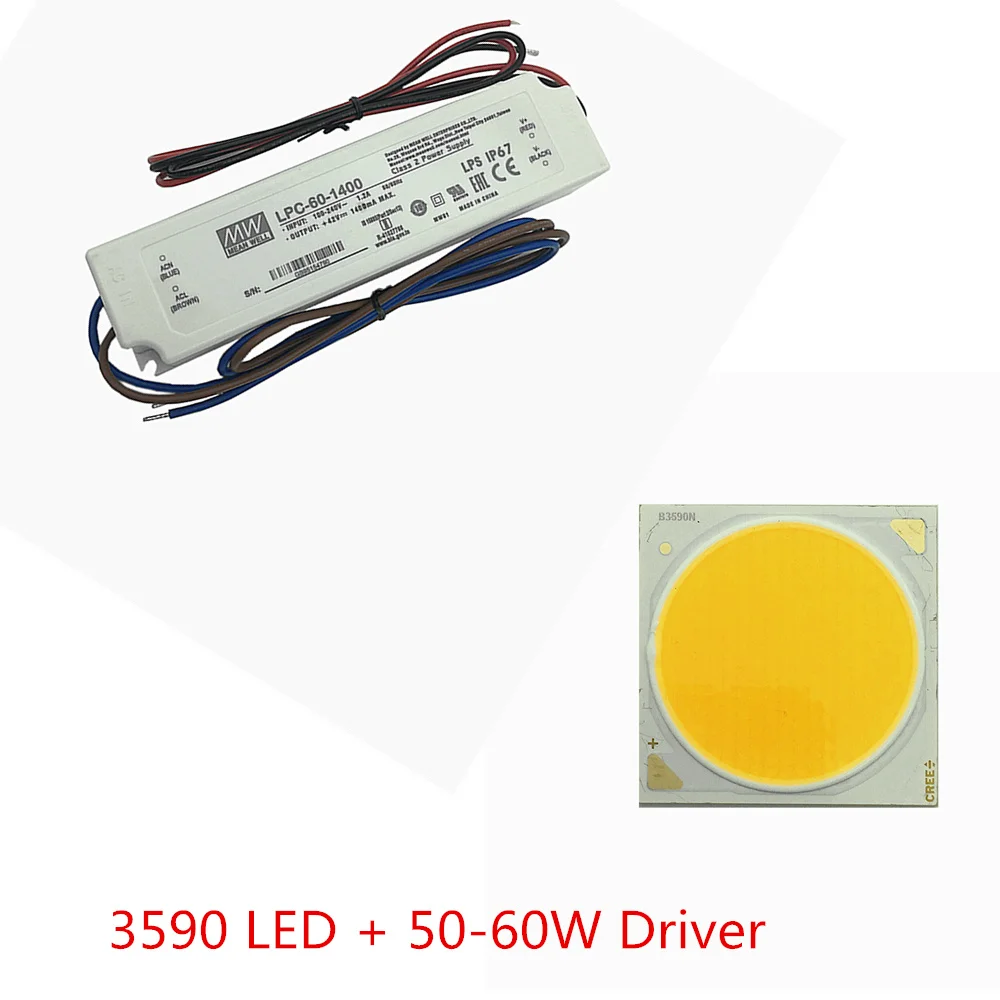 Cree COB CXB3590 CXB 3590 светодиодный светильник для выращивания растений 3000K/3500K/5000K CD Bin 80