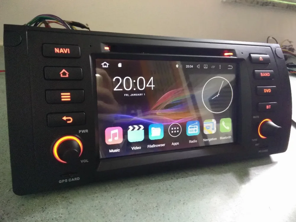 Автомобильный DVD плеер android 8 0 7 1 6 ядер 32 гб радио экран GPS для BMW M5 X5 E53 5 серии E39 E38