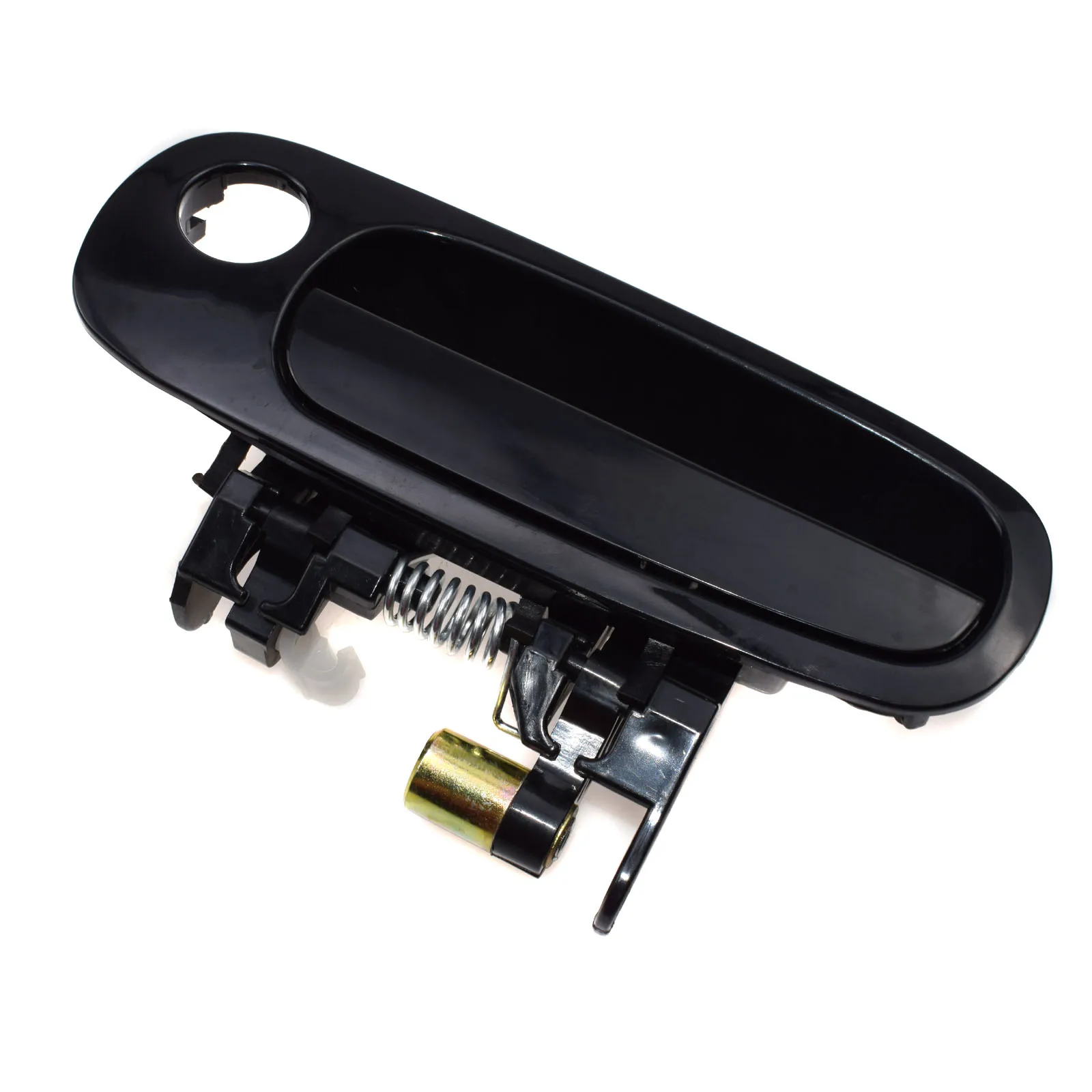 Front Left WOLFIGO Black Fit 98-02 Toyota Corolla Chevrolet Prizm Передняя Задняя Левая Правая наружная дверная ручка 69210-02040,69240-02040 Новинка - Цвет: Front Left