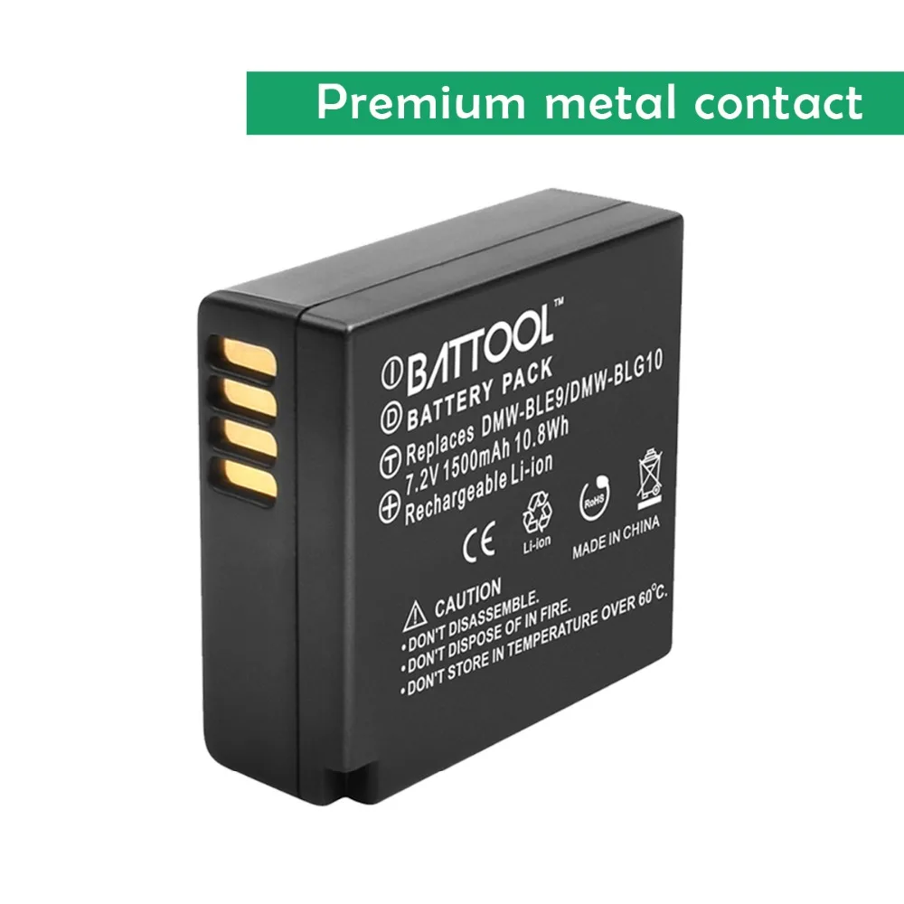 1X DMW-BLG10 BLG10 DMW-BLE9 BLE9 Rechargeable Battery+Battery Charger for Panasonic Lumix DMC GF6 GX7 GF3 GF5 ZS100 ZS60 LX100 |