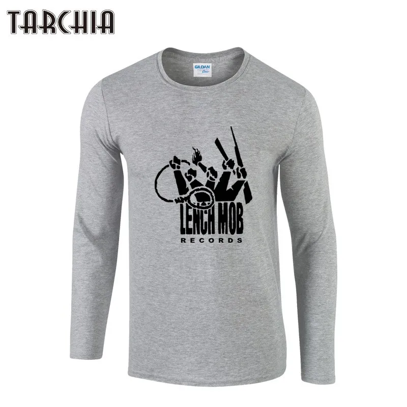 Футболка TARCHIA мужская с длинным рукавом забавная тенниска из хлопка мягкая майка