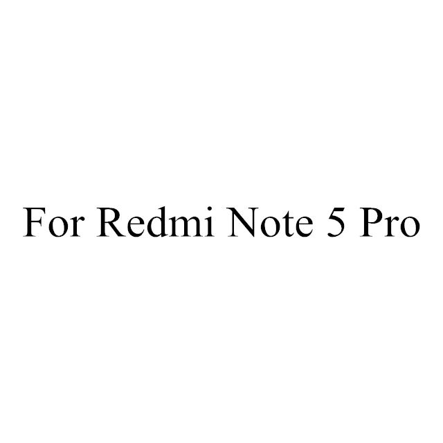 For Redmi Note 5 Pro 5 шт./партия чехлы для телефонов для Xiao mi Pocophone F1 mi 8 Lite 9 Se Red mi Note 5 6 6A 7 Pro 3D защитная пленка из углеродного волокна для задней панели - Цвет: For Redmi Note 5 Pro