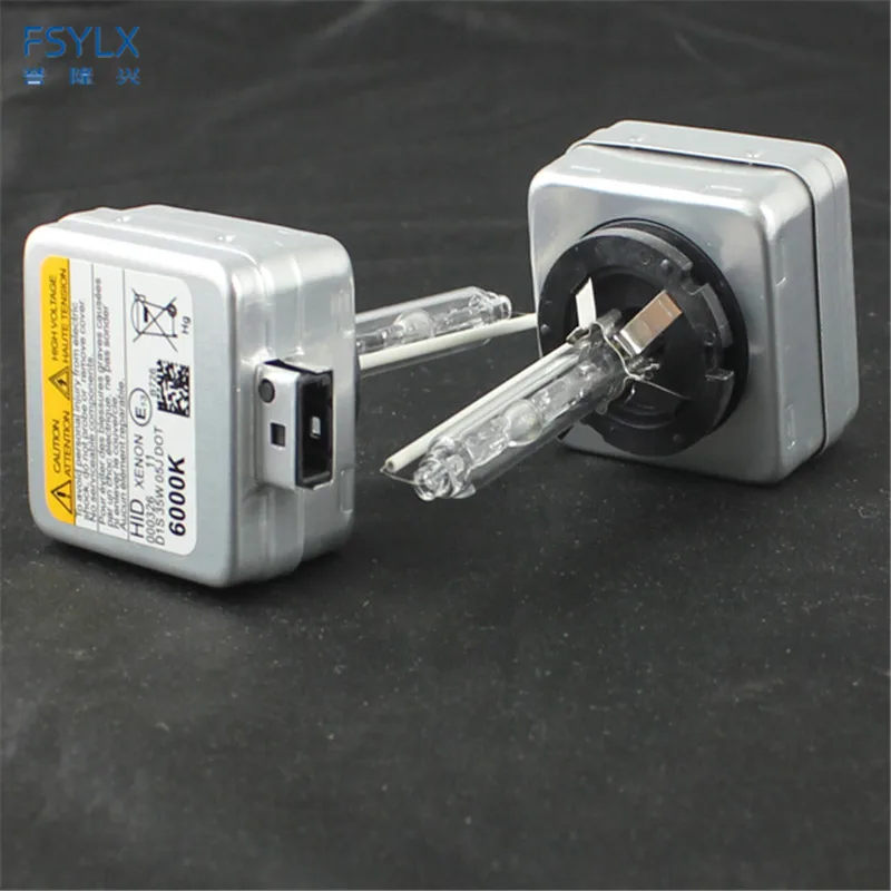 FSYLX 35W D1S ксеноновая HID лампа 4300K 6000K 8000K 10000K HID ксеноновая лампа D1S D3S HID ксеноновые лампы D1/D1S/D1C 12V автомобильная фара